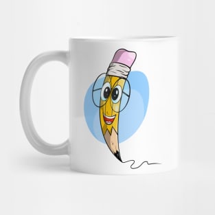 Cute Pencil Character Mug